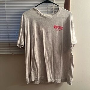 Old Navy Light Gray New York Tee